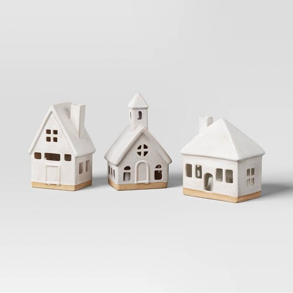 Target Wondershop Ceramic Light-Up Christmas Village - Picture 3 of 7